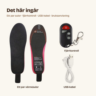 Värmesulor “varma fötter hela dagen”
