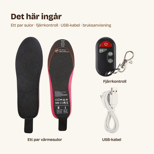 Värmesulor “varma fötter hela dagen”